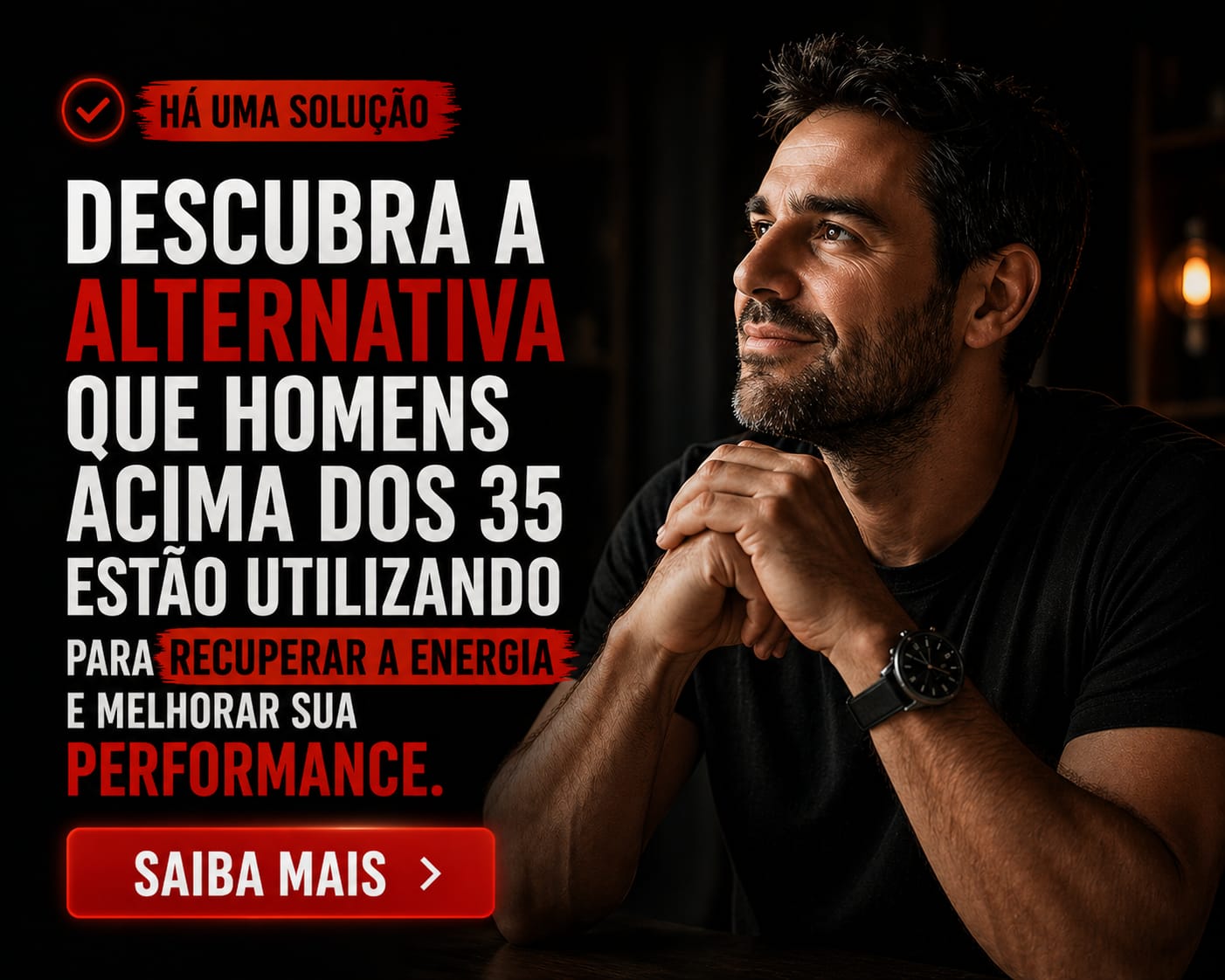 Solução para energia masculina
